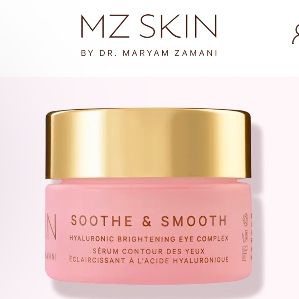 MZ Skin SOOTHE & SMOOTH
HYALURONIC BRIGHTENING EYE CREAM 14ML